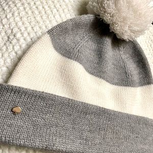 Like NWOT - Kate Spade Pom-Pom Beanie